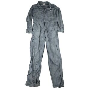 VTG 60s Lee Union Alls Mens 42 L Blue Railroad Coveralls Sanforized 5'8 to 5'11
